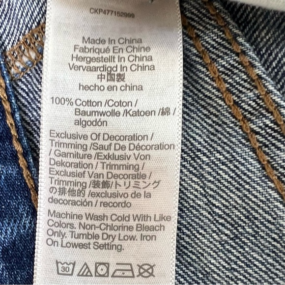 MADEWELL Denim Mid Rise Maxi Jean Skirt Pineland Wash Size 32 - Picture 10 of 12